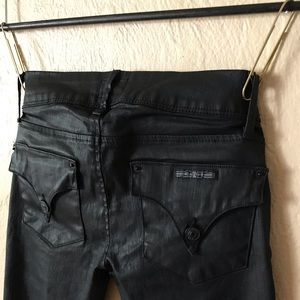 NWOT Hudson Black Collin Flap Skinny Jeans Sz: 24